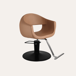 Keller International LUNA Salon Chair Cappuccino / Black / Chrome DSP-KEL-APCHR-K1129-T-CAPPUCCINO