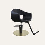 Keller International Luna Salon Chair Black / Gold +$19 *Special Care Instructions* / Black +$19 DSP-KEL-APCHR-K1129-T-BLACK