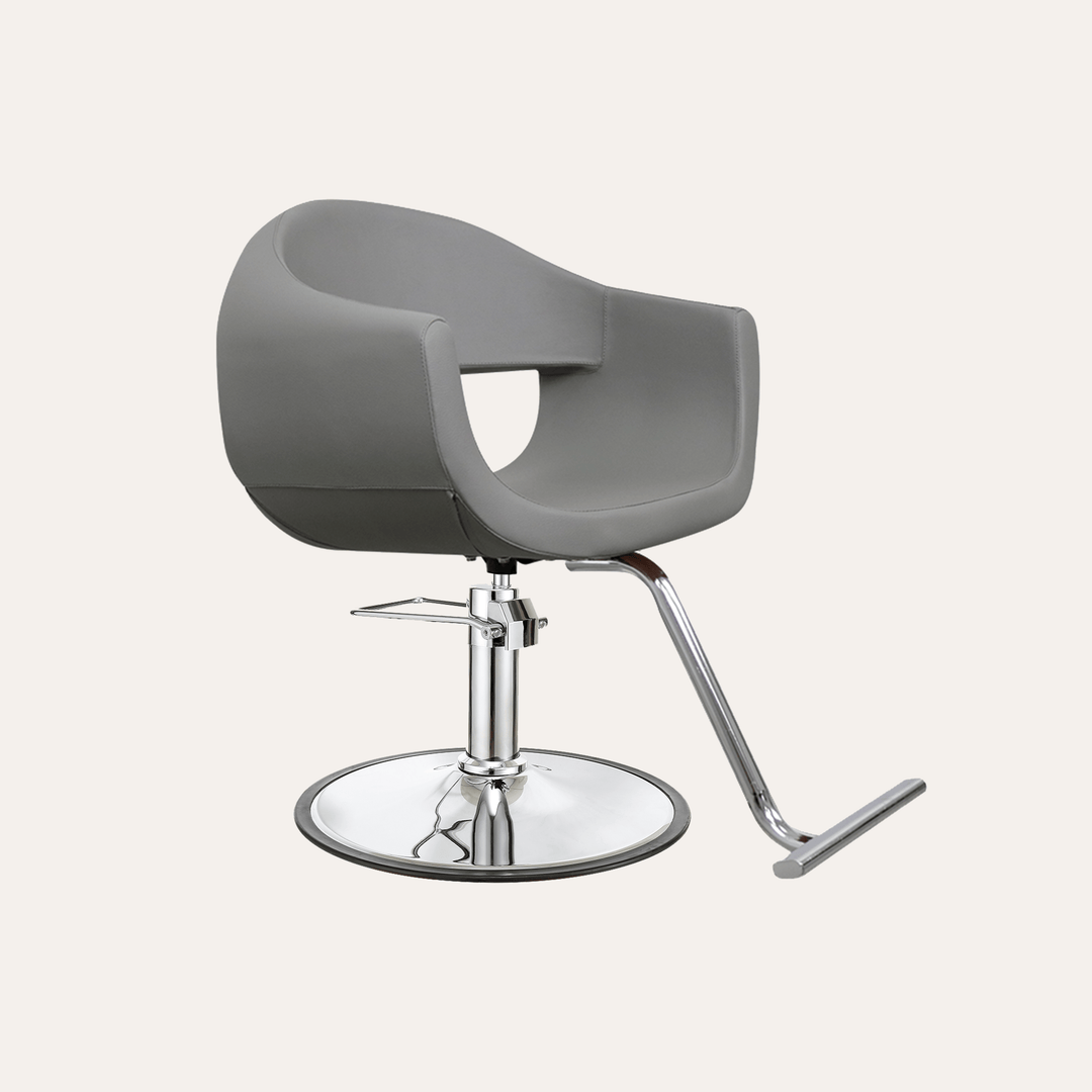 Keller International Luna Salon Chair Grey / G2 / Chrome DSP-KEL-APCHR-K1129-T-GREY