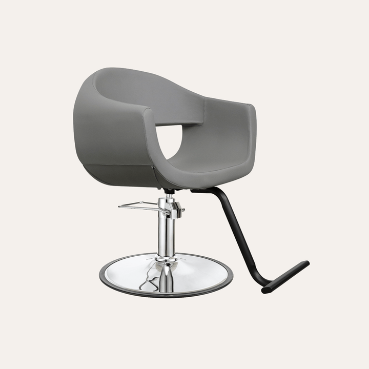 Keller International Luna Salon Chair Grey / G2 / Black +$19 DSP-KEL-APCHR-K1129-T-GREY