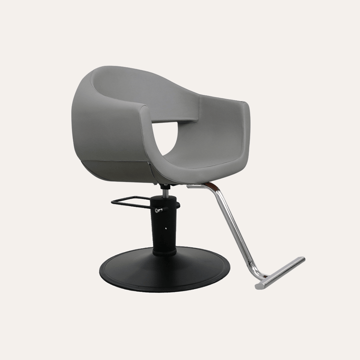 Keller International Luna Salon Chair Grey / Black / Chrome DSP-KEL-APCHR-K1129-T-GREY