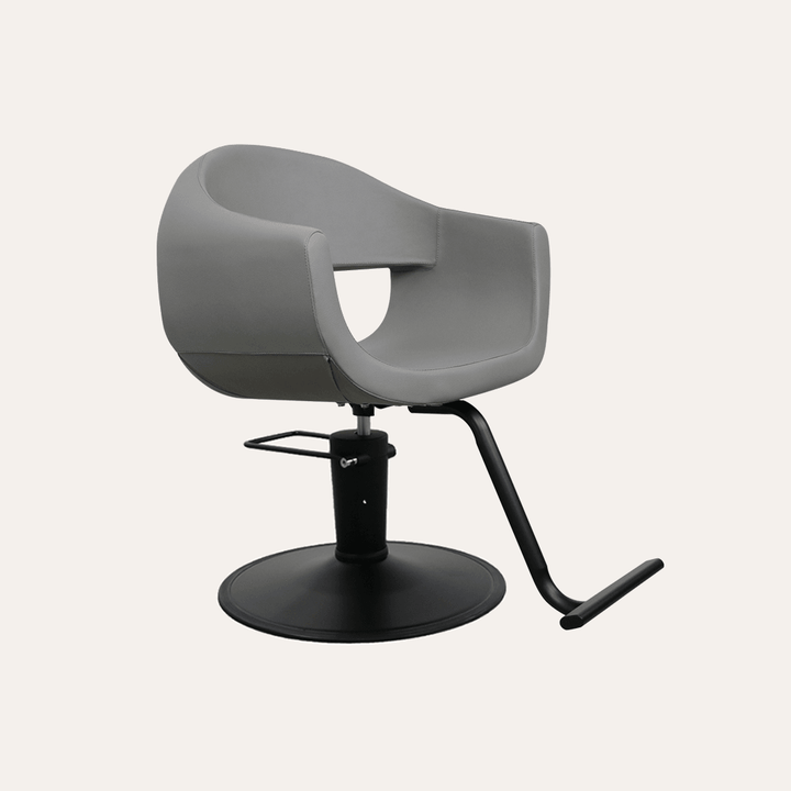Keller International Luna Salon Chair Grey / Black / Black +$19 DSP-KEL-APCHR-K1129-T-GREY