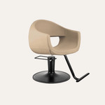 Keller International Luna Salon Chair Cashmere / Black / Black DSP-KEL-APCHR-K1129-T-CASHMERE