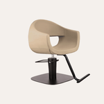 Keller International Luna Salon Chair Cashmere / Square Black / Black DSP-KEL-APCHR-K1129-T-CASHMERE