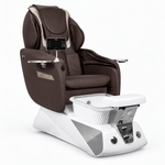 Osaki Spa OSAKI COMET Pedicure Chair Brown / Silver/White Chrome