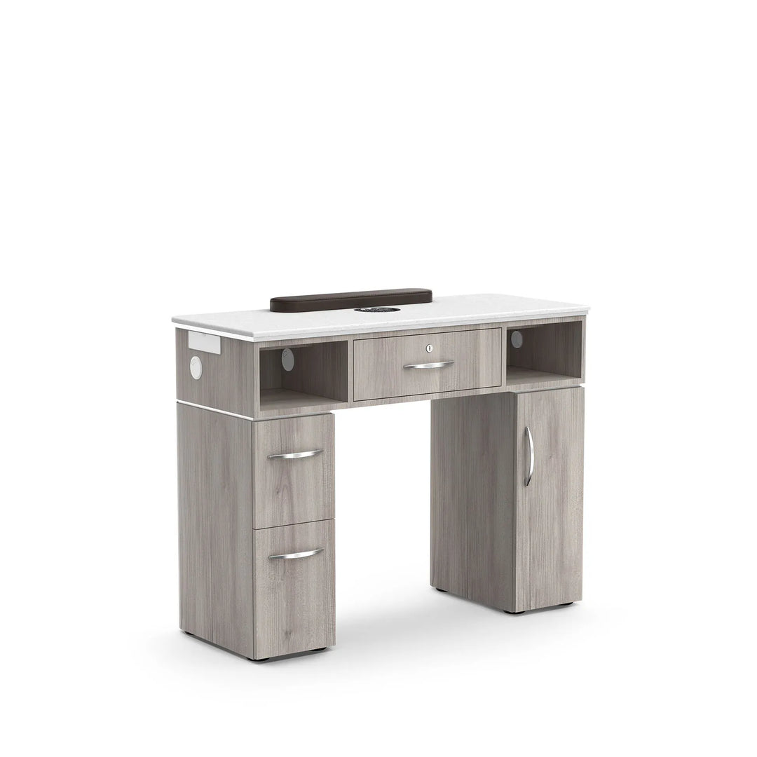 Lexor THE Moden™ Vented Manicure Table - VM313 Hazel MODEN / No Dust Collector DSP-LXR-NTBL-VM313-HZL