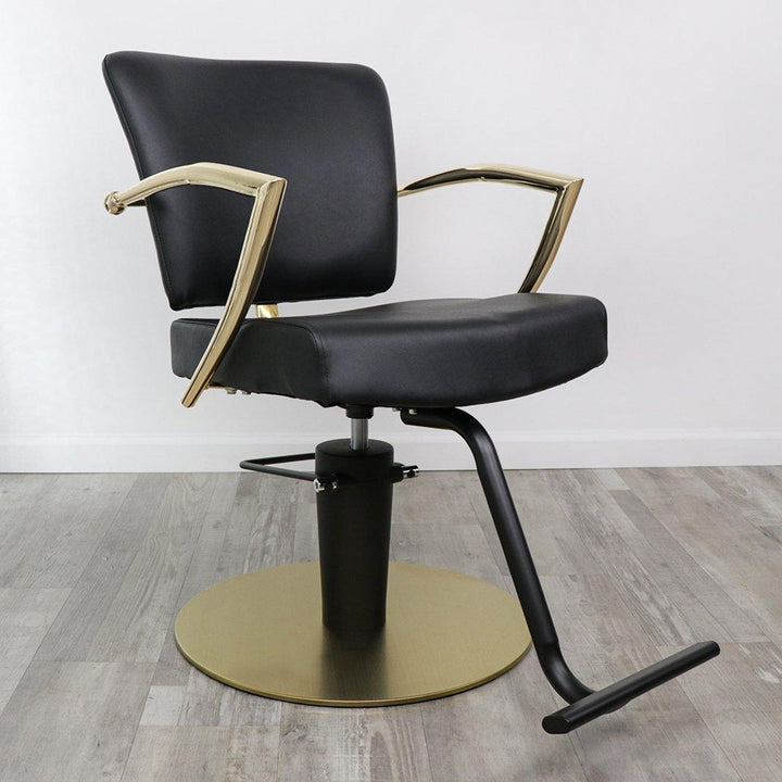 Keller International Manhattan Gold Salon Chair