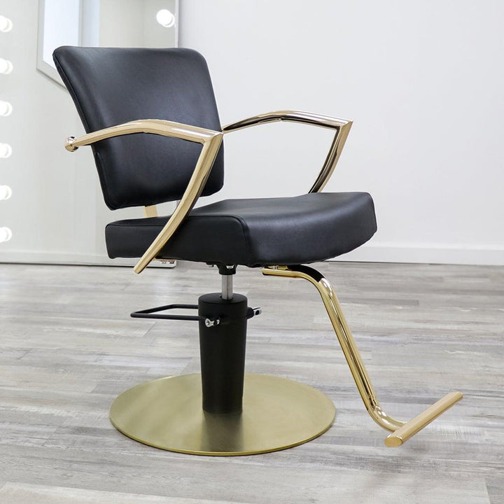 Keller International Manhattan Gold Salon Chair