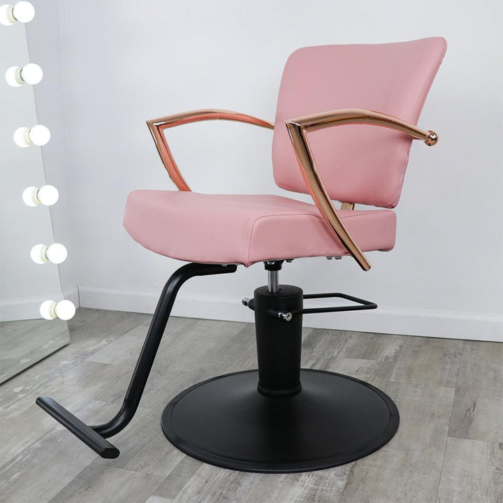 Keller International Manhattan Rose Gold Salon Chair