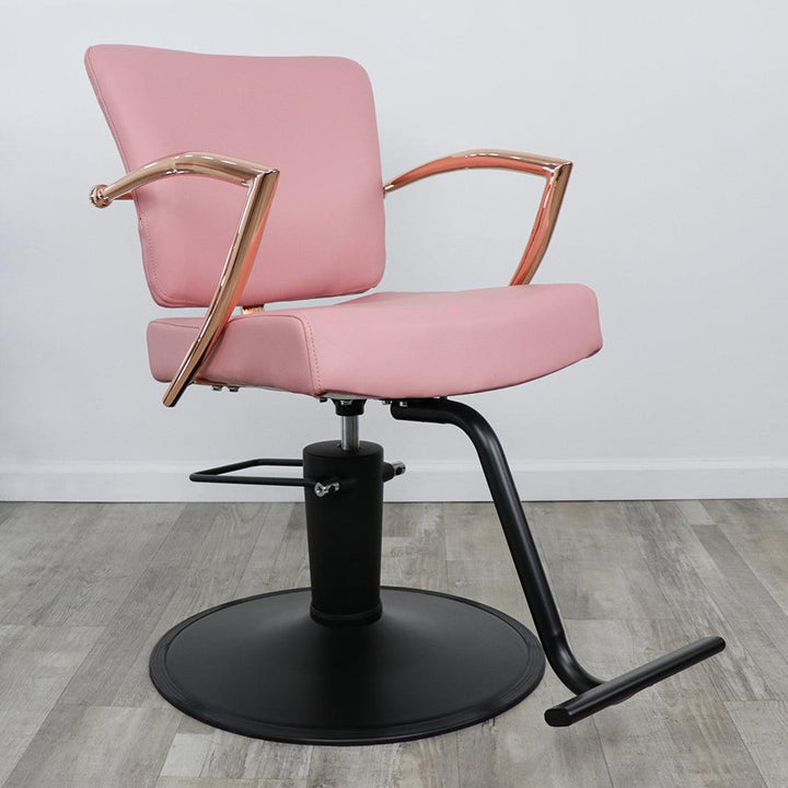 Keller International Manhattan Rose Gold Salon Chair