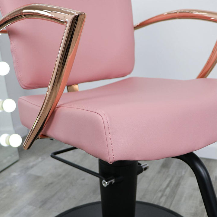 Keller International Manhattan Rose Gold Salon Chair