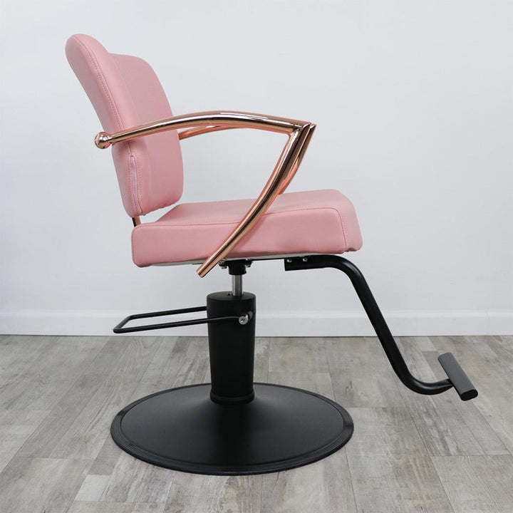 Keller International Manhattan Rose Gold Salon Chair