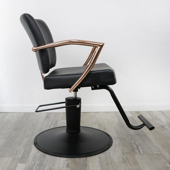 Keller International Manhattan Rose Gold Salon Chair