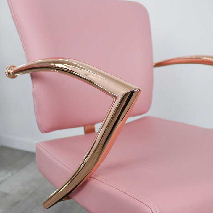 Keller International Manhattan Rose Gold Salon Chair