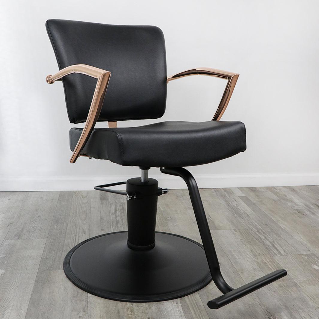 Keller International Manhattan Rose Gold Salon Chair
