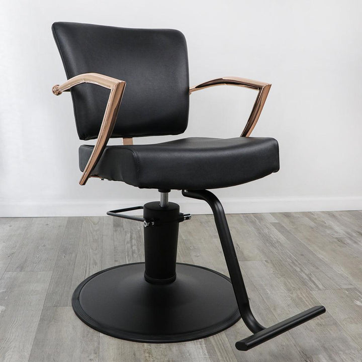 Keller International Manhattan Rose Gold Salon Chair