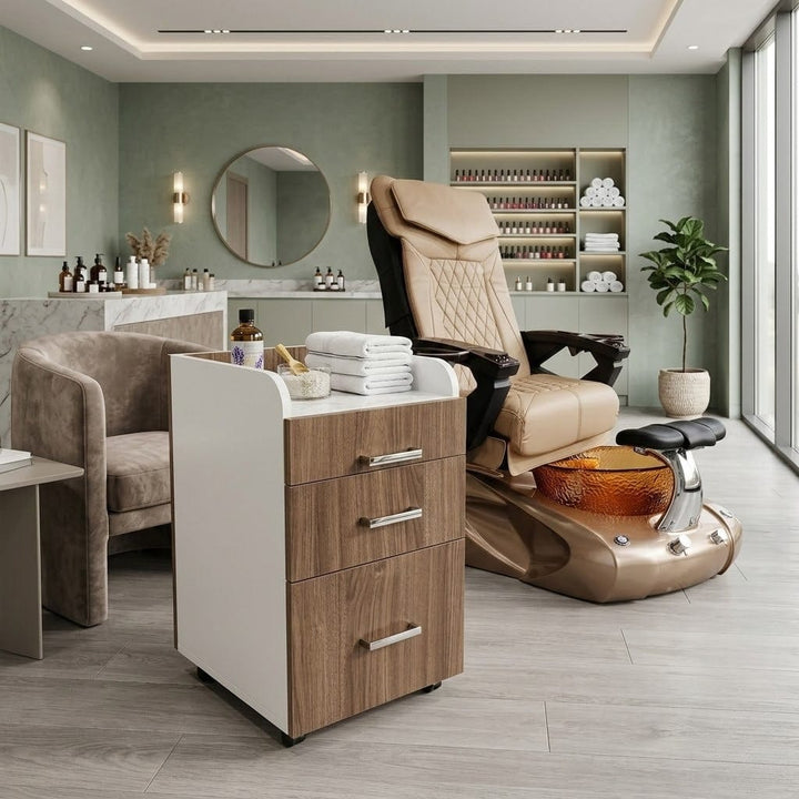 Mayakoba MILAN Pedicure Trolley Cart
