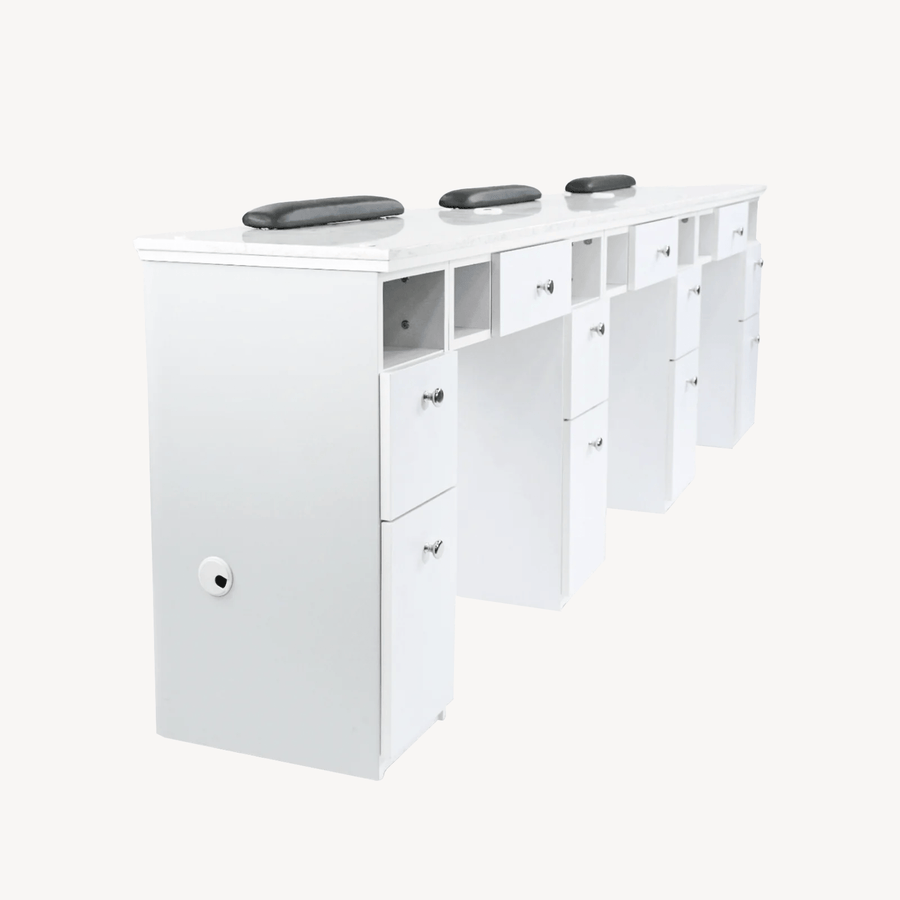 Mayakoba NOVA I Triple Manicure Table