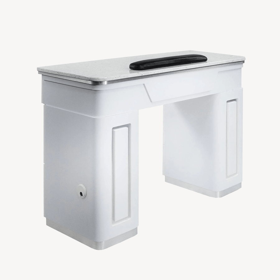 Mayakoba Napa Manicure Table w/ Ventilation System JAT-NTBL-112-WTSL-KIT-V