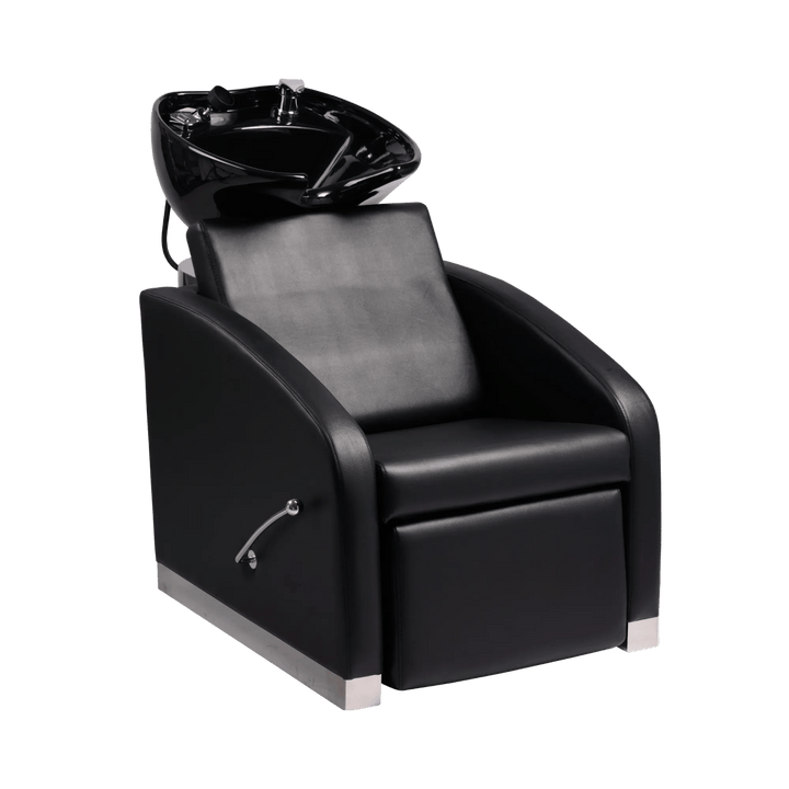 Minewill OUTMASTER Classic Shampoo Chair FF-MWL-BWSH-C007-BLKBLK-KIT