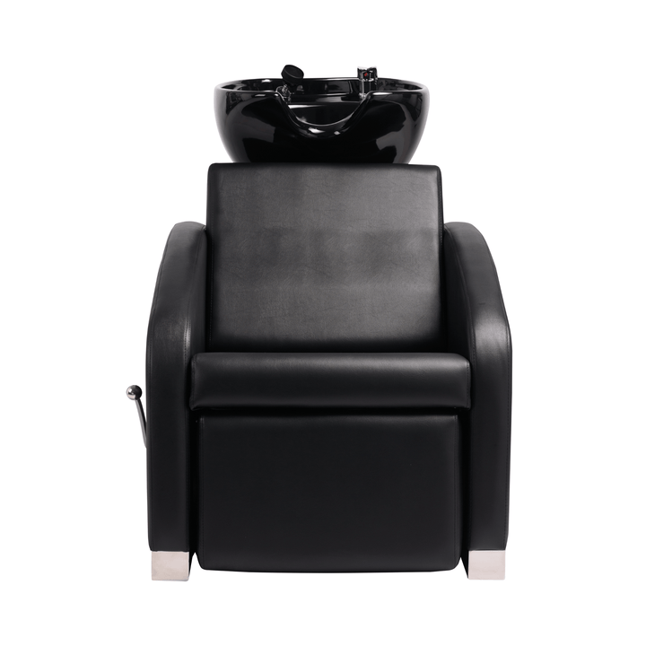 Minewill OUTMASTER Classic Shampoo Chair FF-MWL-BWSH-C007-BLKBLK-KIT
