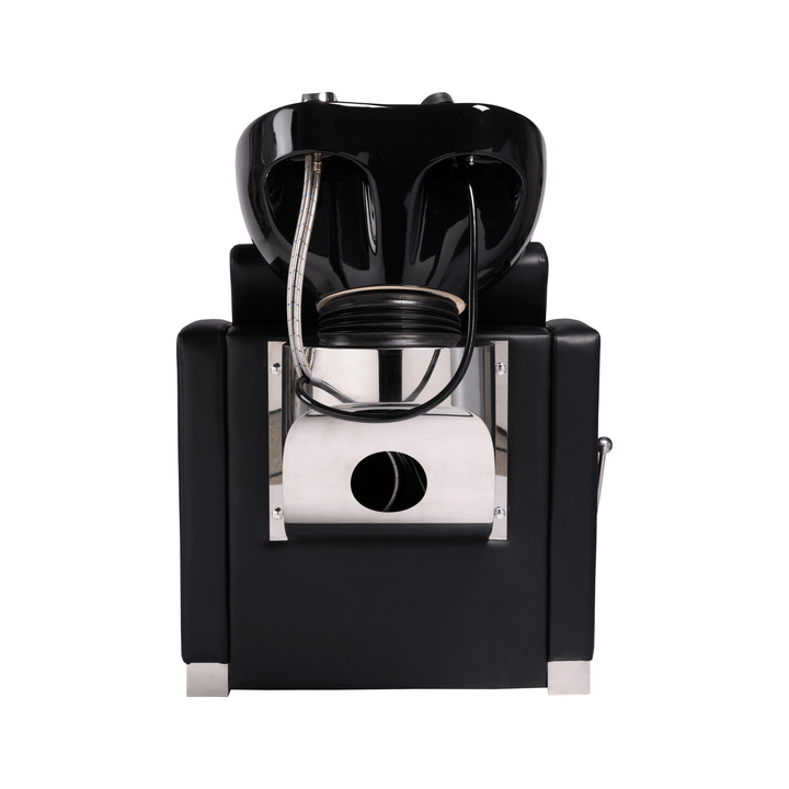 Minewill OUTMASTER Classic Shampoo Chair FF-MWL-BWSH-C007-BLKBLK-KIT