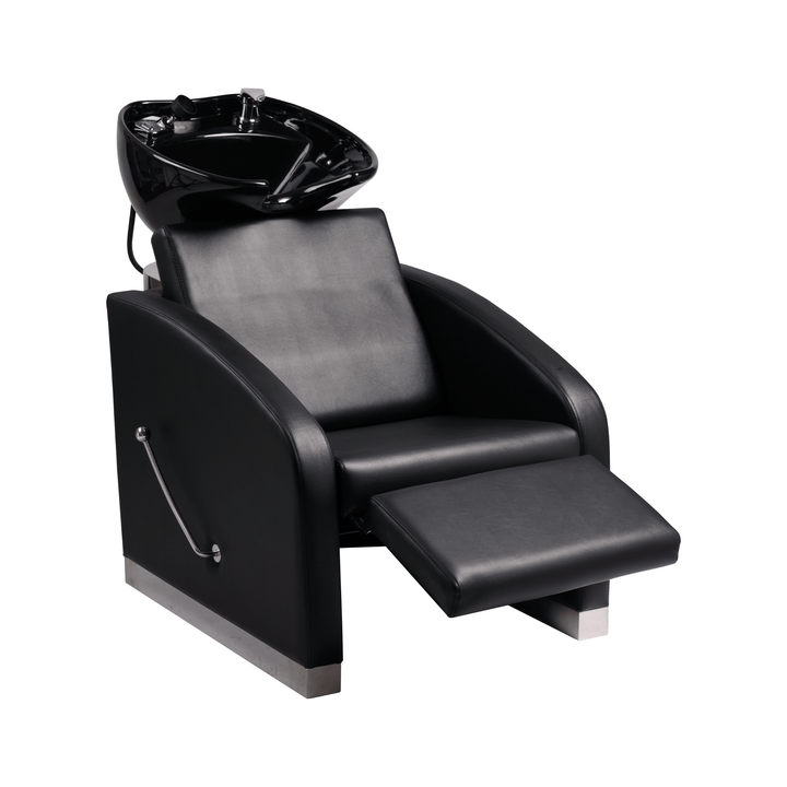 Minewill OUTMASTER Classic Shampoo Chair FF-MWL-BWSH-C007-BLKBLK-KIT
