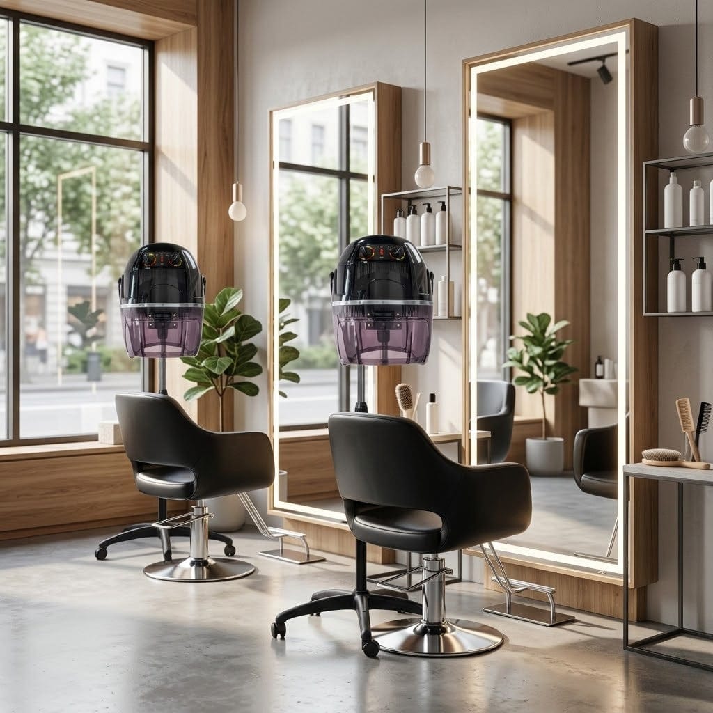 Berkeley ORIA II Hair Dryer On Stand ZHI-DRY-104-BLK