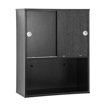 Brooks Salon Furnishing Owen Wall-Mounted Styling Station Black FF-BBP-SYSTL-7136-BLK