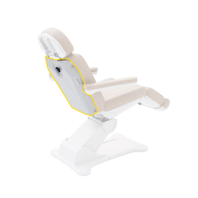 Spa Numa 2246B treatment chair - Backrest (Plastic Cowling) FF-SOB-PART-2246B-BACK-PLSTC