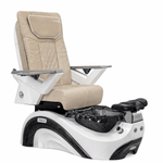 Mayakoba PERLA Shiatsulogic FX Pedicure Chair Light Khaki FX / White and Black Perla AYC-SPA-PERLA-FX9653-822WHTBLK-53LKK