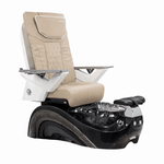Mayakoba PERLA Shiatsulogic FX Pedicure Chair Light Khaki FX / Black and Black Perla AYC-SPA-PERLA-FX9653-822BLKBLK-53LKK
