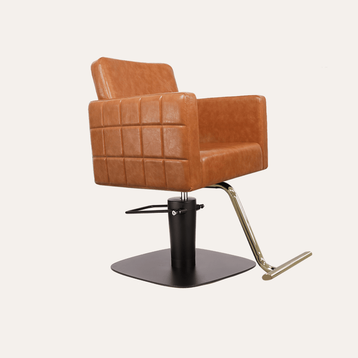 Keller International Poly Salon Chair Camel / Square Black +$19 / Gold +$29 DSP-KEL-APCHR-K1149-T-CAMEL