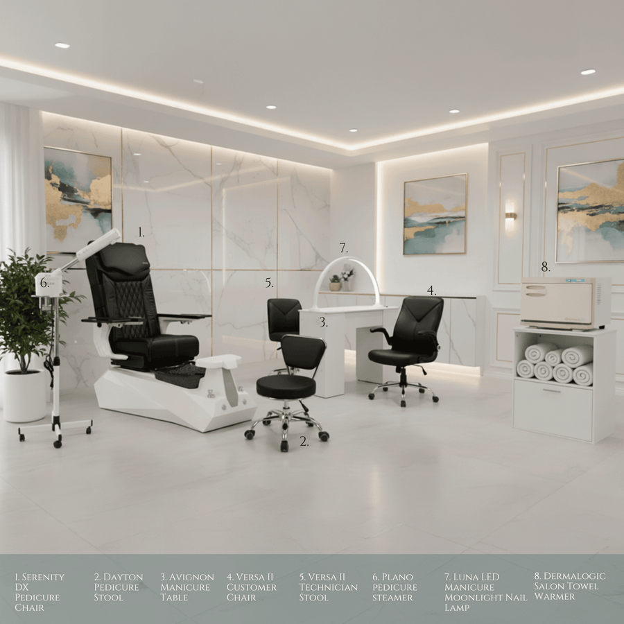 SERENITY 8 Set Package - Black - SalonCity