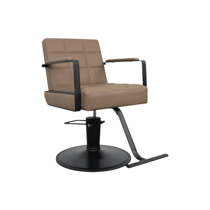 Keller International Savannah Salon Chair Brown / Black DSP-KEL-APCHR-K1178-T-BROWN