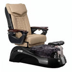 Mayakoba SIENA Shiatsulogic LX Pedicure Chair Light Khaki LX / Black and Black Siena AYC-SPA-SIENA-LX1807-817NBLKBLK-18VLKK