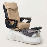Mayakoba SIENA Shiatsulogic LX Pedicure Chair Light Khaki LX / White and Black Siena AYC-SPA-SIENA-LX1807-817NWHTBLK-18VLKK