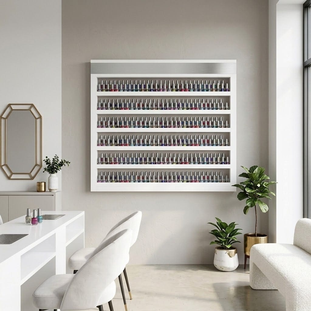 Mayakoba SONOMA Polish Rack (Double Shelves) JAT-NPORK-352