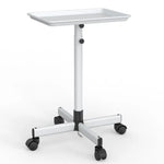 Berkeley Premium Salon Tray on Wheels White DSP-TAS-PSTW-WHT