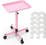 Berkeley Adjustable Salon Tray with 10 Plastic Films Pink DSP-TAS-AST-PNK