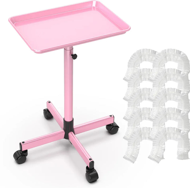 Berkeley Adjustable Salon Tray with 10 Plastic Films Pink DSP-TAS-AST-PNK