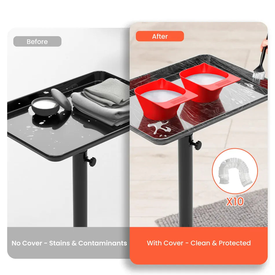 Berkeley Adjustable Salon Tray with 10 Plastic Films