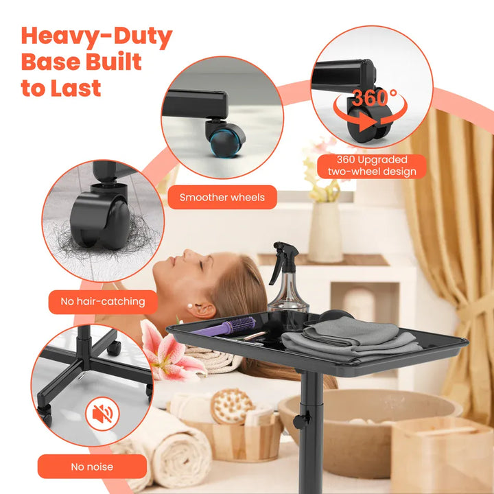 Berkeley Adjustable Salon Tray with 10 Plastic Films
