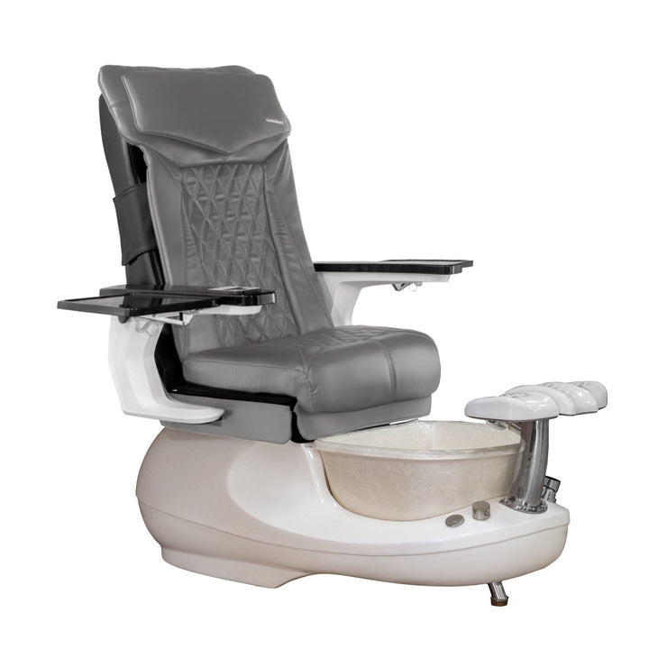 Mayakoba GSPA-F DX Pedicure Chair DX-Grey / White SPA-TFM-GSPA-F-53WHT