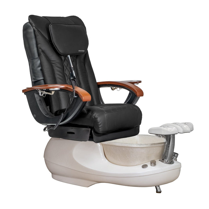 Mayakoba GSPA-F EX-R Pedicure Chair Black EXR / White SPA-TFM-GSPA-F-16VBLK