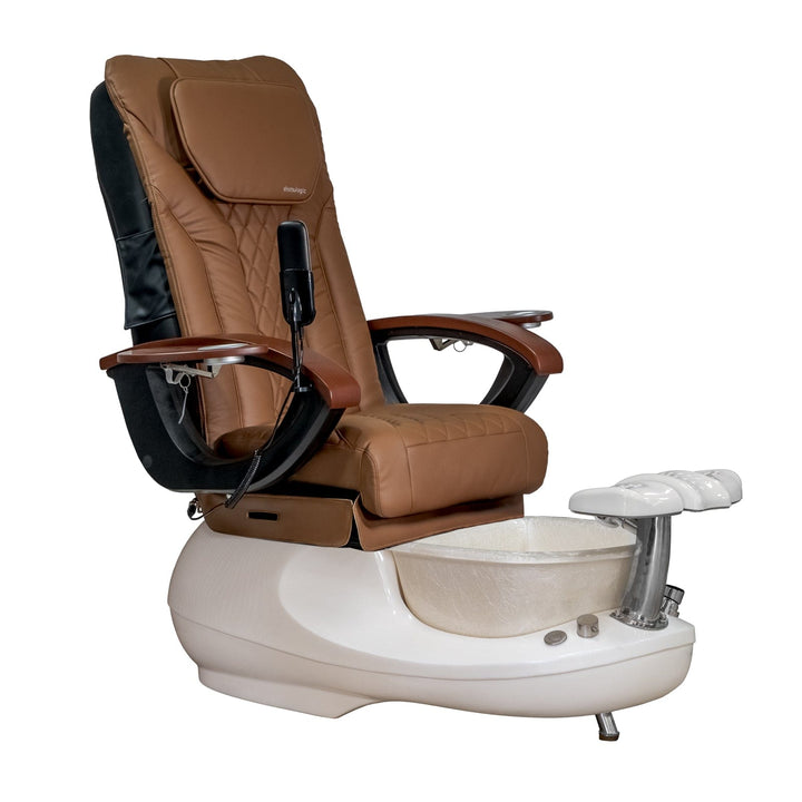 Mayakoba GSPA-F EX-R Pedicure Chair Cappuccino EXR / White SPA-TFM-GSPA-F-16VCPO