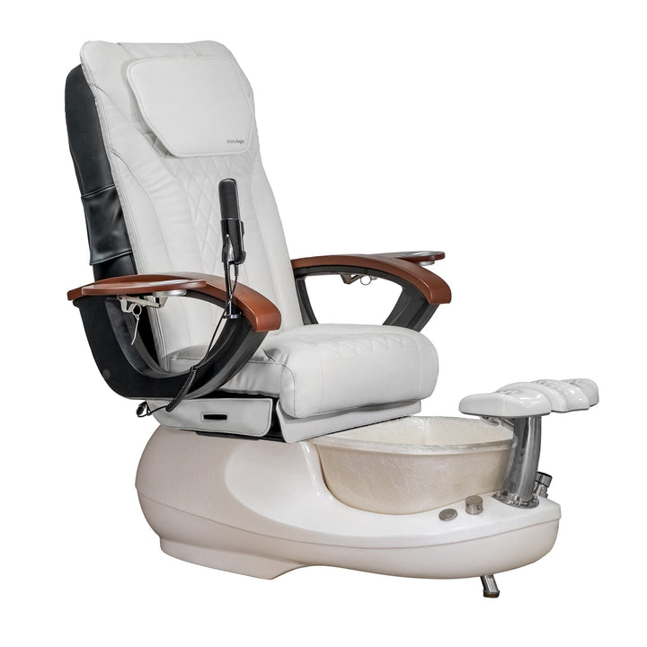 Mayakoba GSPA-F EX-R Pedicure Chair White EXR / White SPA-TFM-GSPA-F-16VWHT