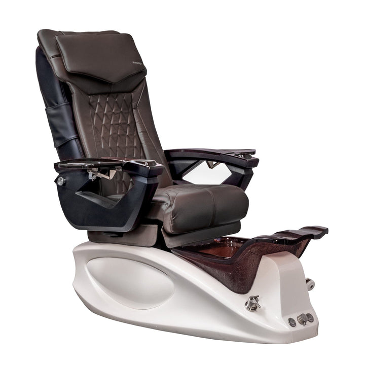 Mayakoba LUXUS LX Pedicure Chair Coffee LX / White SPA-TFM-LEXUS-WHT-18VCFE