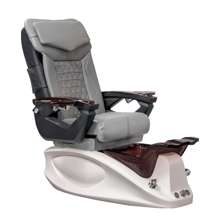 Mayakoba LUXUS LX Pedicure Chair Grey LX / White SPA-TFM-LEXUS-WHT-18VGY