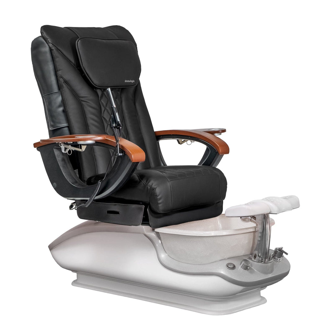 Mayakoba iGLOW EX-R Pedicure Chair Black EXR / White SPA-TFM-iGLOW-WHTWHT-16VBLK